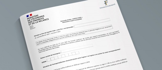 Aide « coûts fixes » : le formulaire pour la période mars-avril est disponible